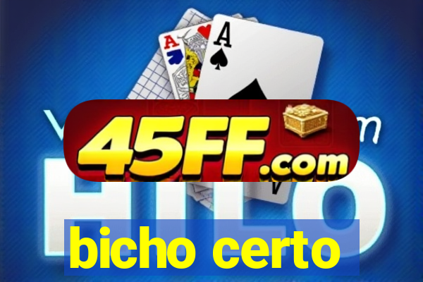 bicho certo